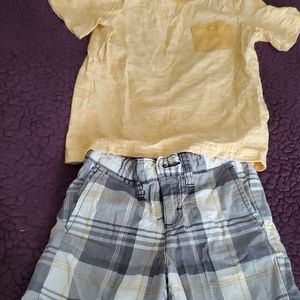 Boys Plaid Outfit
